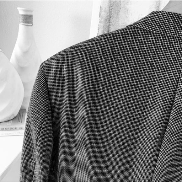Riserva Luciano Franzoni Italy Wool Herringbone Notch Lapel Blazer Size 42R - Picture 10 of 16